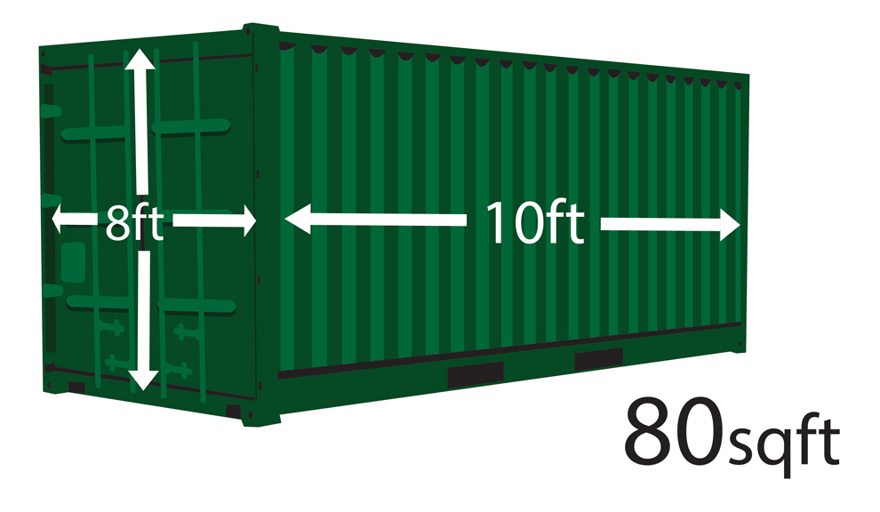 10ft storage container